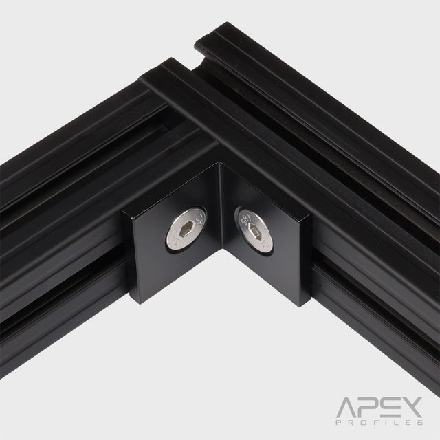 Slimline Steel Corner Brackets: A Space-Saving Alternative for Aluminium Profile Assembly