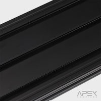 40x40 Aluminium 2 T-Slot Profile Black | Modular Frame Extrusion